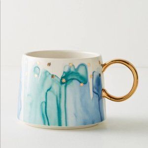 Anthropologie Night Sky Star Coffee/Tea Mug
